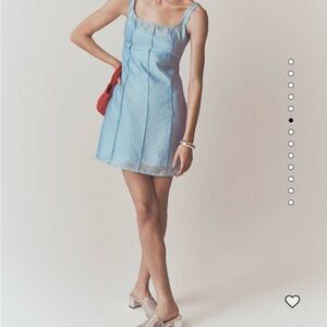 J. Crew Sheer Organza Slip Dress